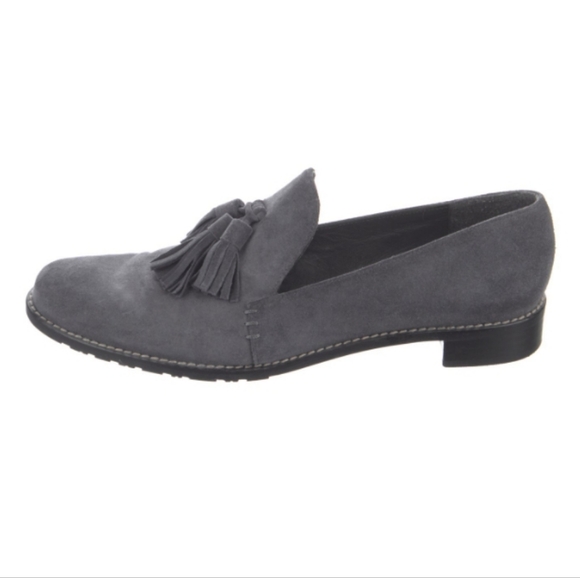 Stuart Weitzman Suede tassel accent loafers - Picture 3 of 5
